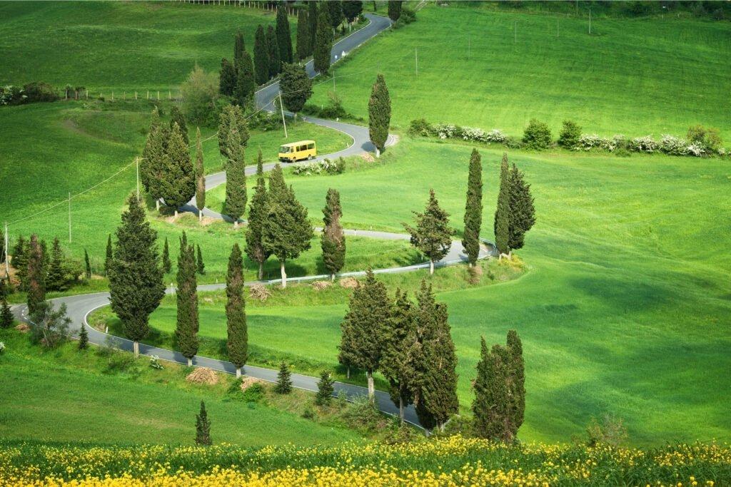 Autobus campagna toscana