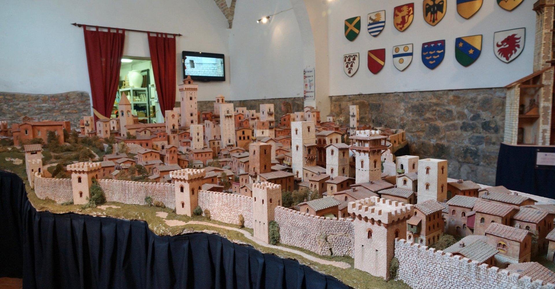 Miniatura del museo San Gimignano 1300
