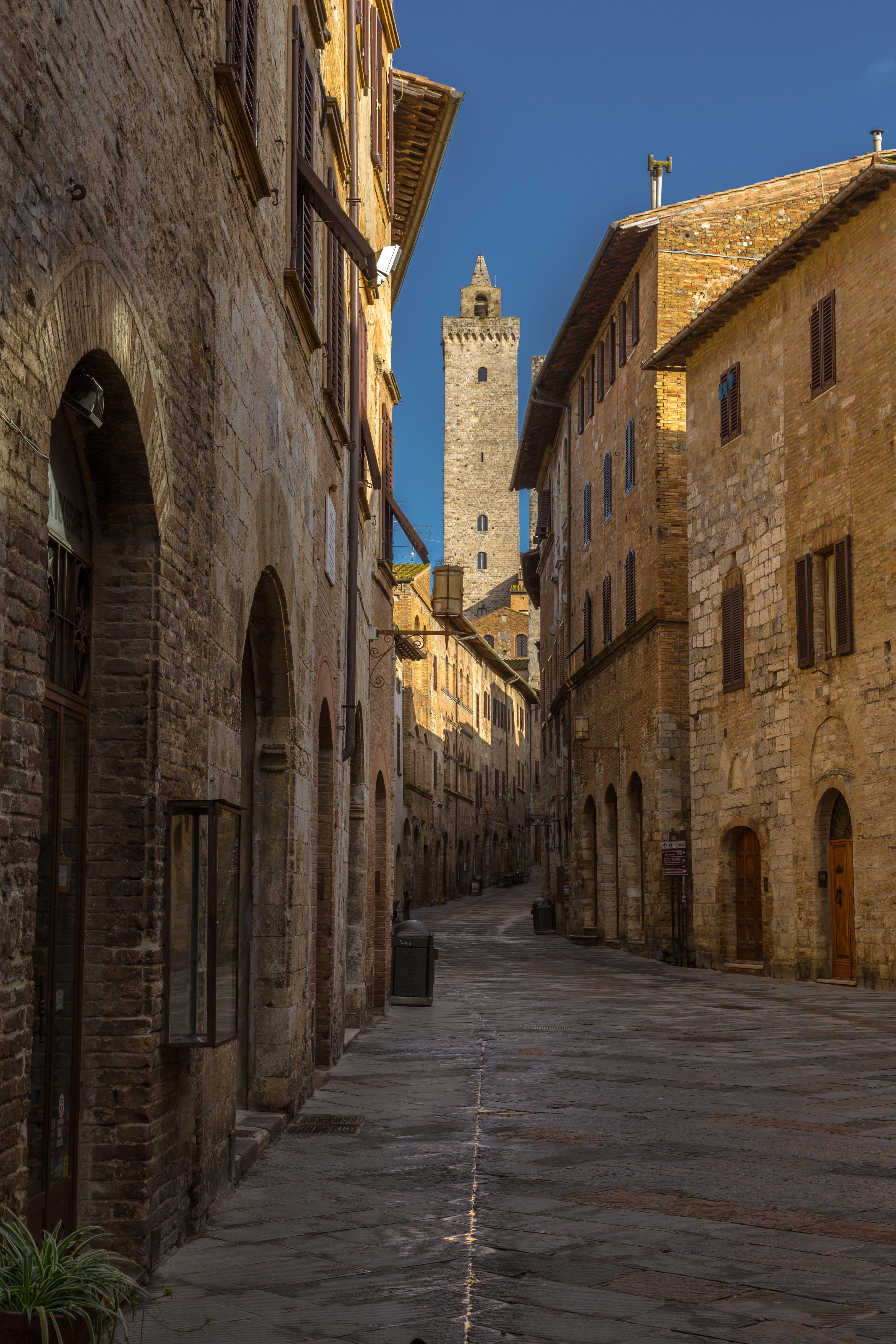 San Gimignano Via San Giovanni street