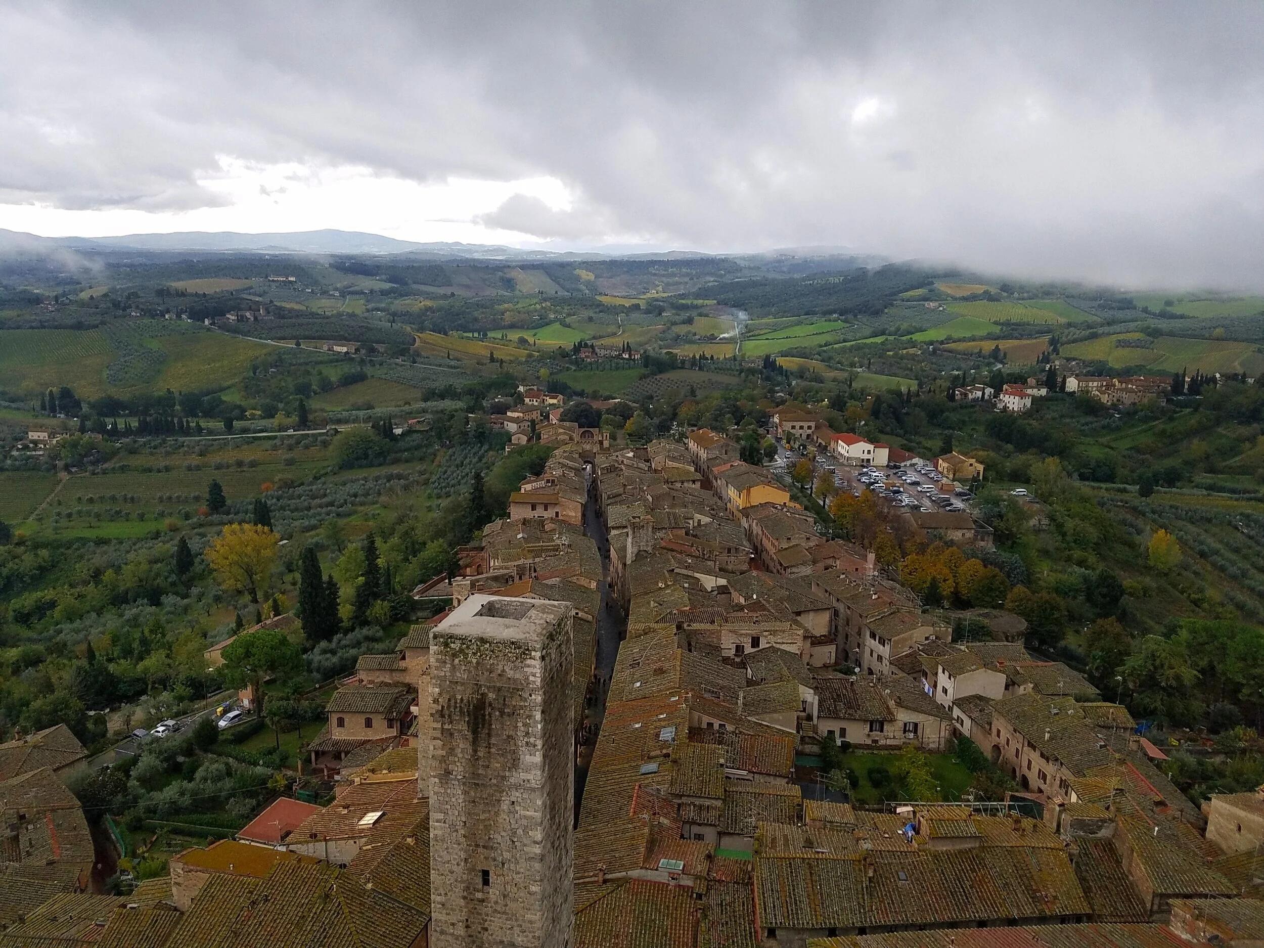 Torre Grossa San Gimignano view