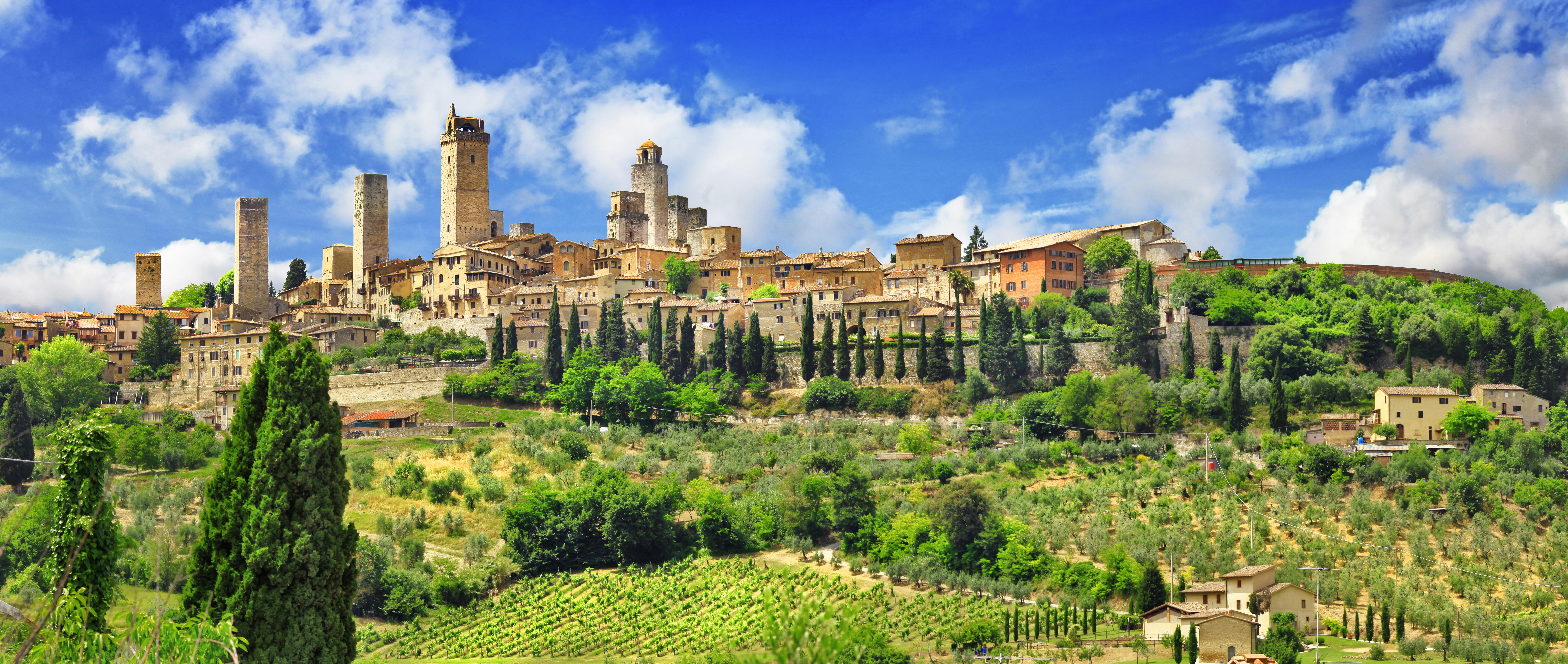 Rocca di Montestaffoli San Gimignano garden